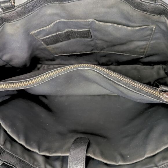 Pre-owned COACH Signature Canvas Leather Carryall Handbag - Picture 6 of 7